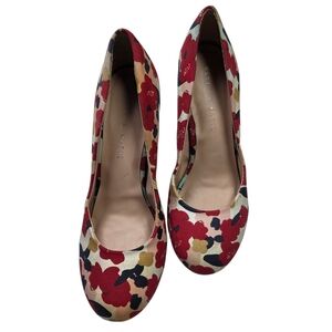 Kelly And Katie Floral Poppy Print Women's Shoes Size 8